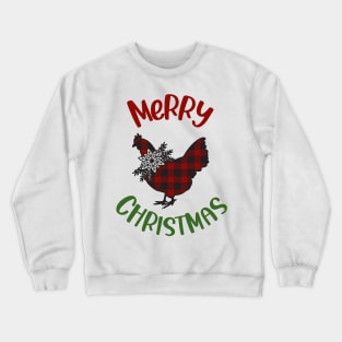 Xmas Chicken Merry Chickmas Crewneck Sweatshirt